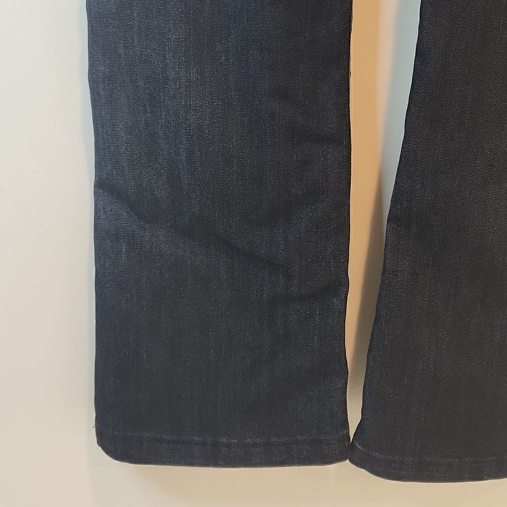Joe's Jeans Mid Rise Boot Cut Dark Wash Blue Jeans Women's Sz W 28 EUC NICE! - Picture 13 of 16